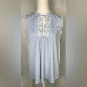 Express sleeveless lace cutout‎ blouse